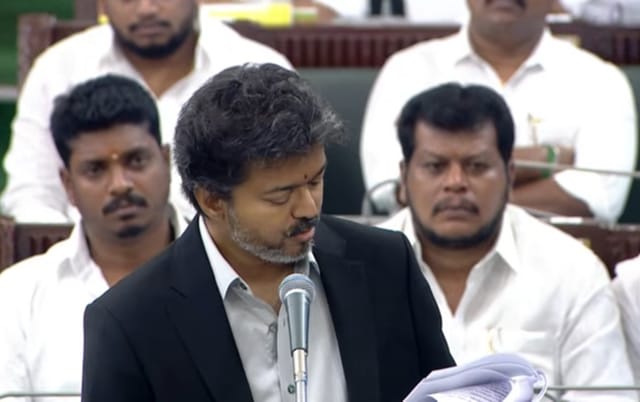 சட்டசபையில் கர்ஜித்த முதலமைச்சர் விஜய்