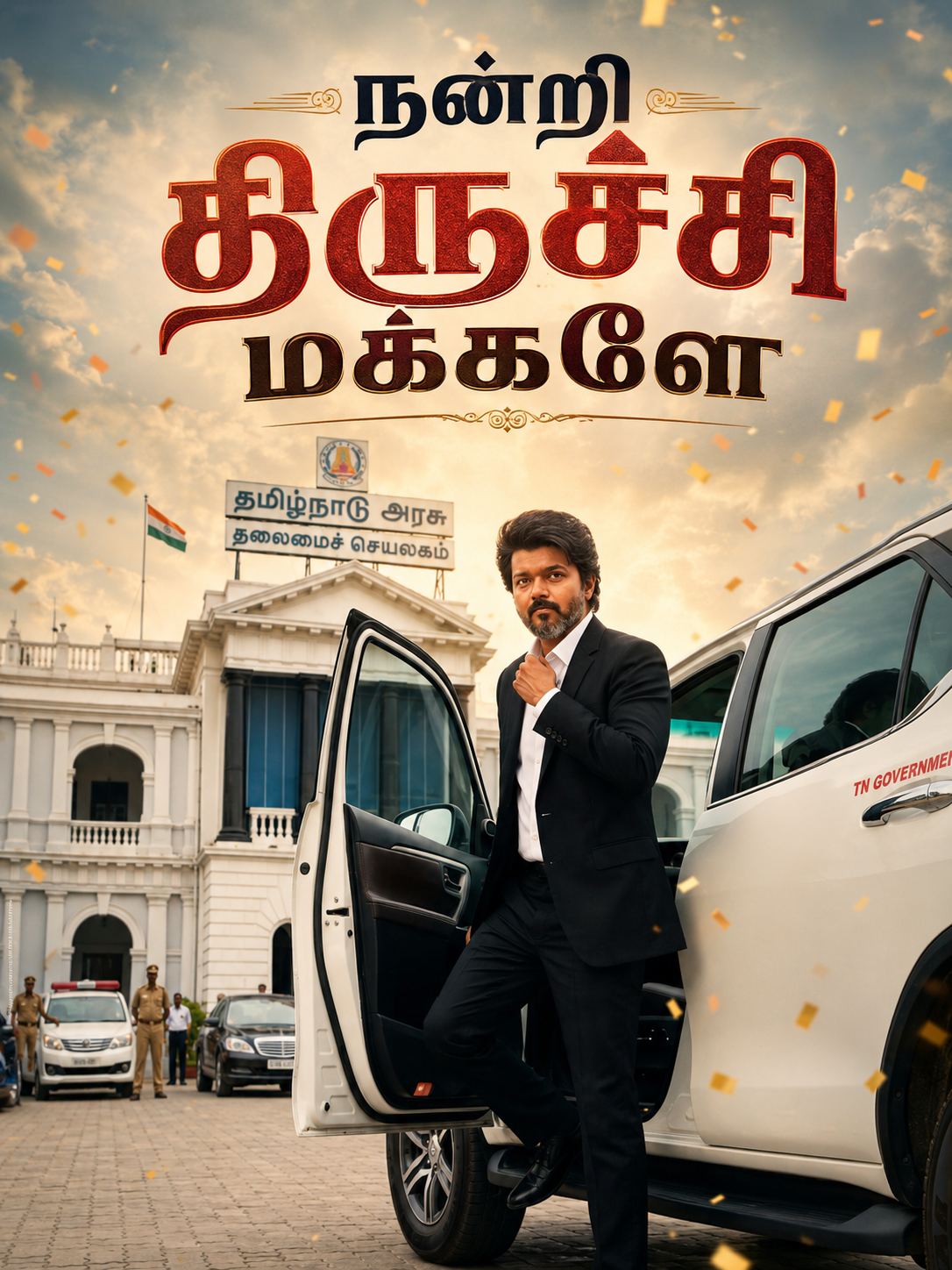 முதல்வராக முதல் முறை.. திருச்சியை அதிரவிடும் விஜய்