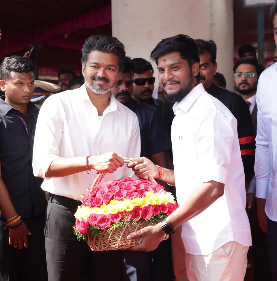 திருச்சி மாவட்ட அமைச்சராகப் பொறுப்பேற்ற தவெக ரமேஷ்: முதலமைச்சர் விஜய்க்கு நெஞ்சார்ந்த நன்றி!