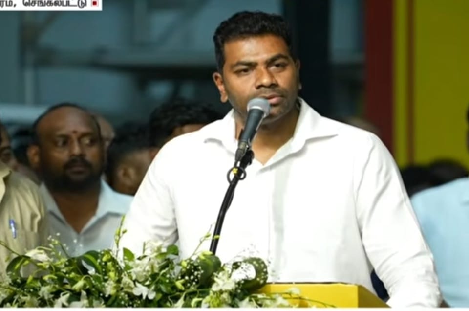 உங்க குடும்பத்துல நீங்கதான் கடைசி முதலமைச்சர் திரு. மு.க. ஸ்டாலின் அவர்களே - அமைச்சர் ஆதவ் அர்ஜுனா ஆக்ரோஷம்