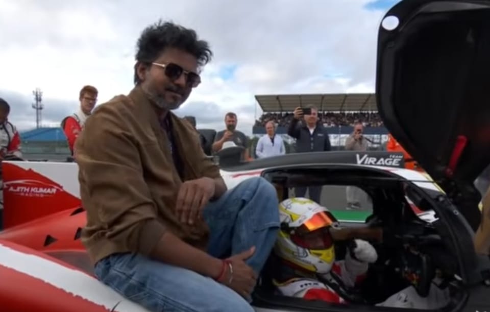 CM Vijay with his friend Racer...AK